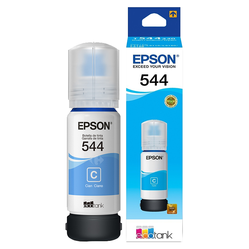 Tinta Epson T-544 Cyan Compatible Con L3210-L3250-L3260-L5290