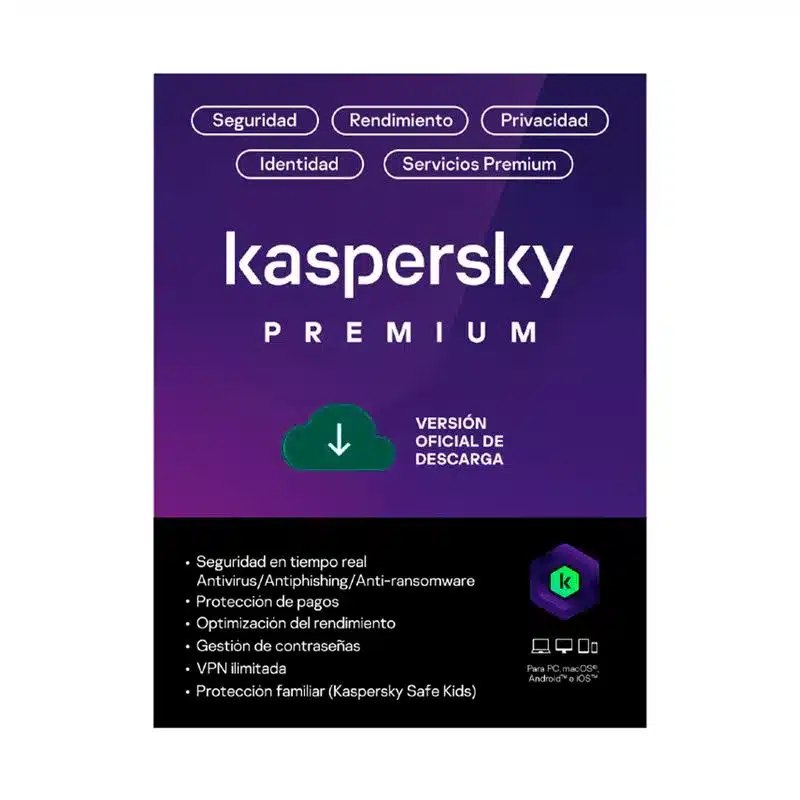 Renovacion Licencia Kaspersky Premium 20 Usuarios (12 Meses)