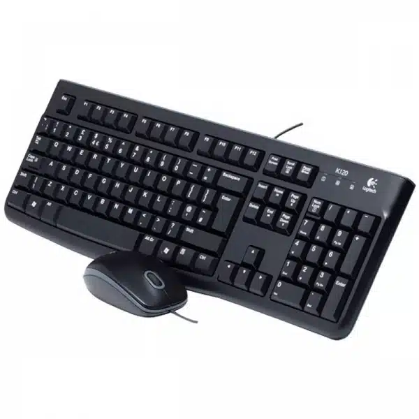 Combo Teclado Y Mouse Logitech MK120 · Negro