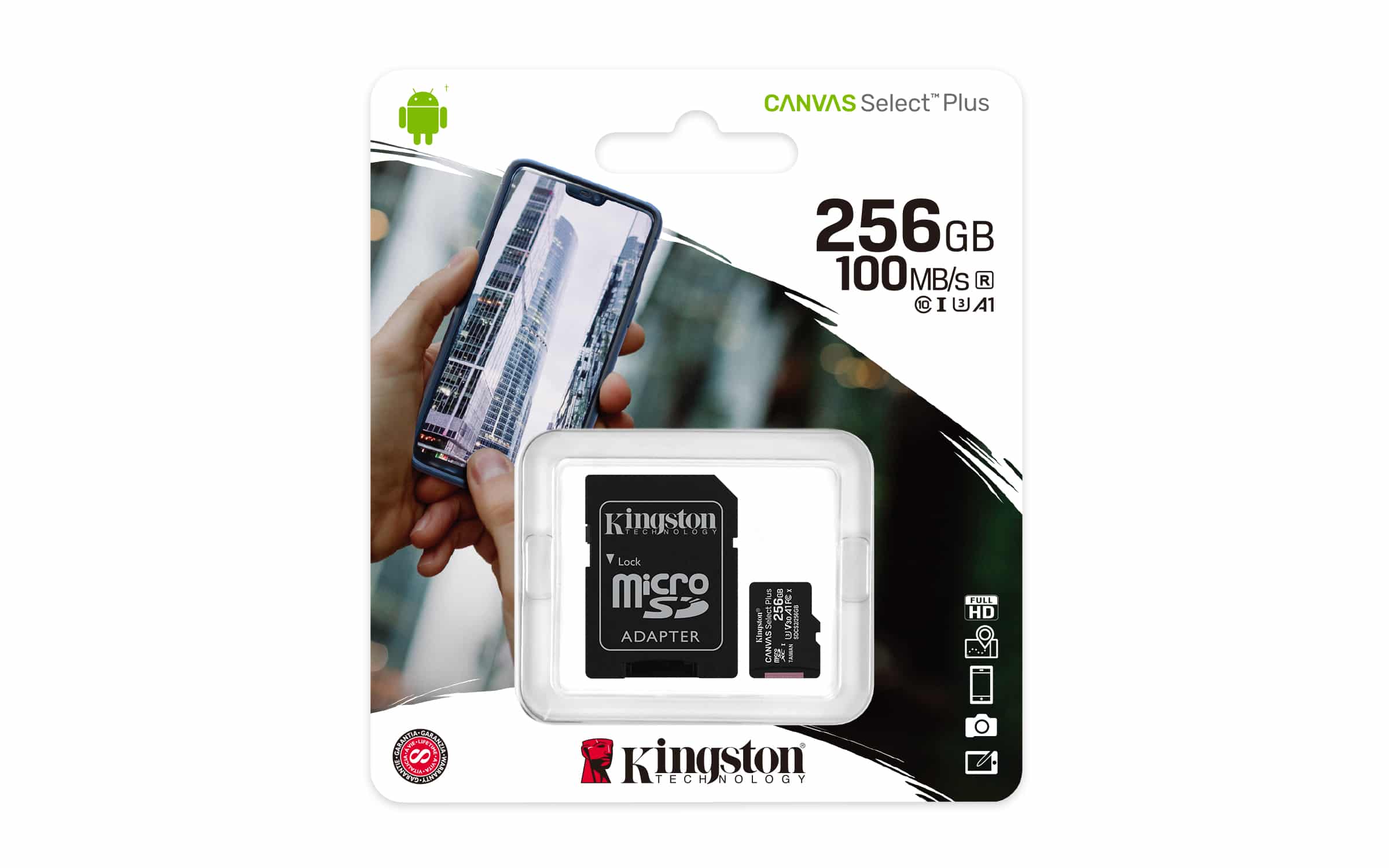 Memoria Micro Sd Kingston 256GB Clase 10