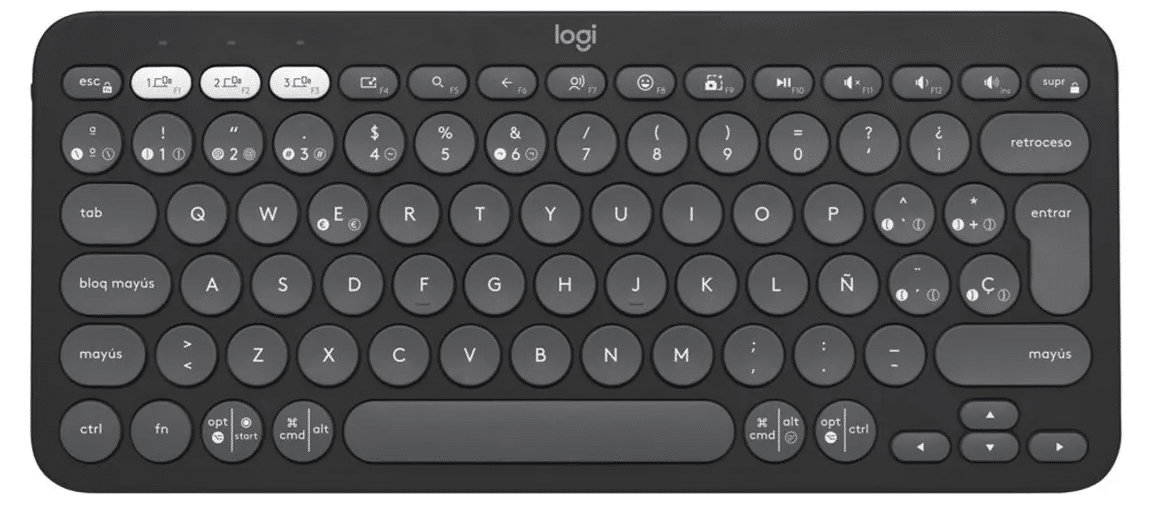Teclado Logitech Pebble Keys 2 K380S · Inalambrico