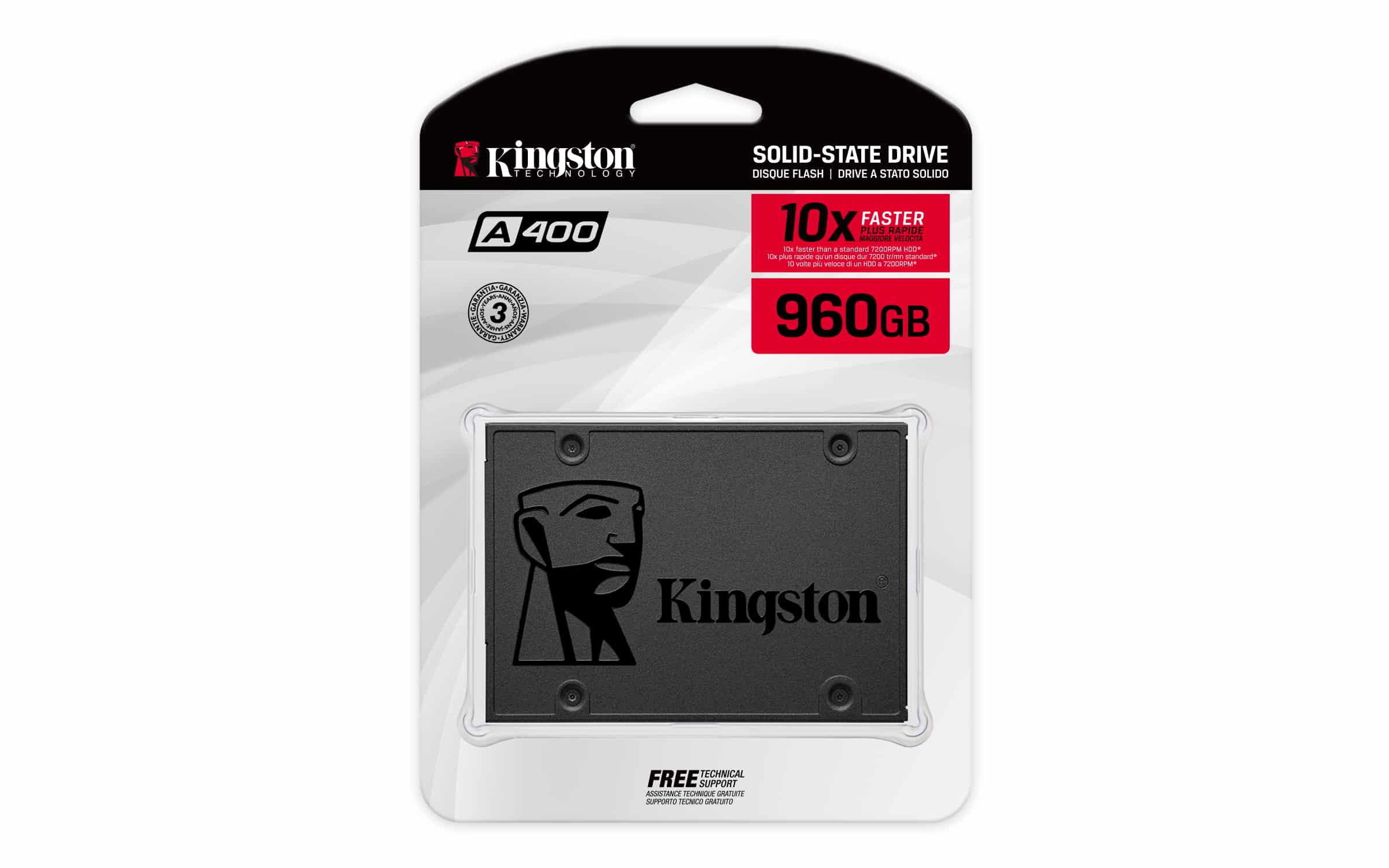 Disco De Estado Solido Kingston 960GB SATA 2,5" SA400