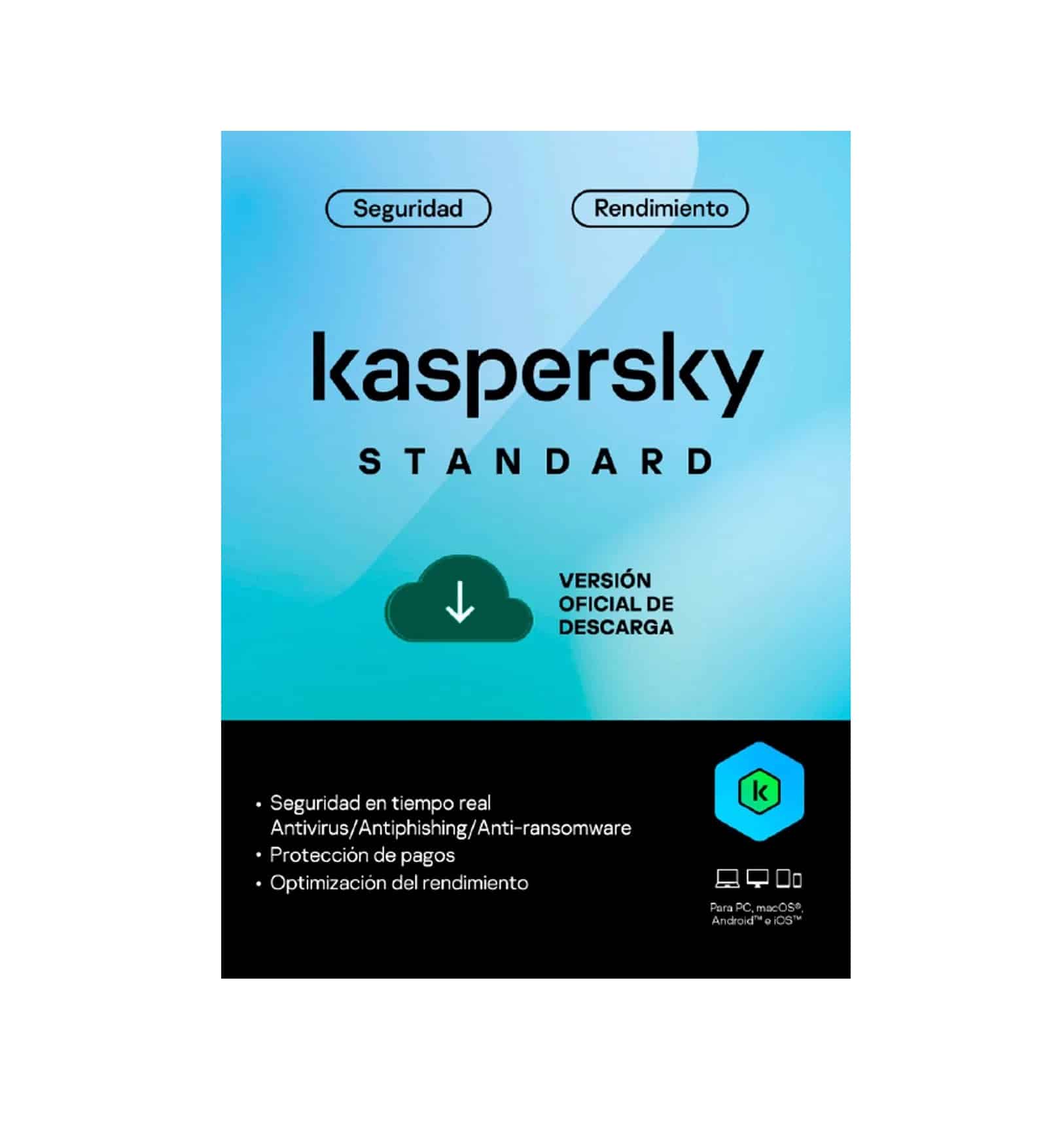 Renovacion Licencia Kaspersky Standar 5 Usuarios (12 Meses)