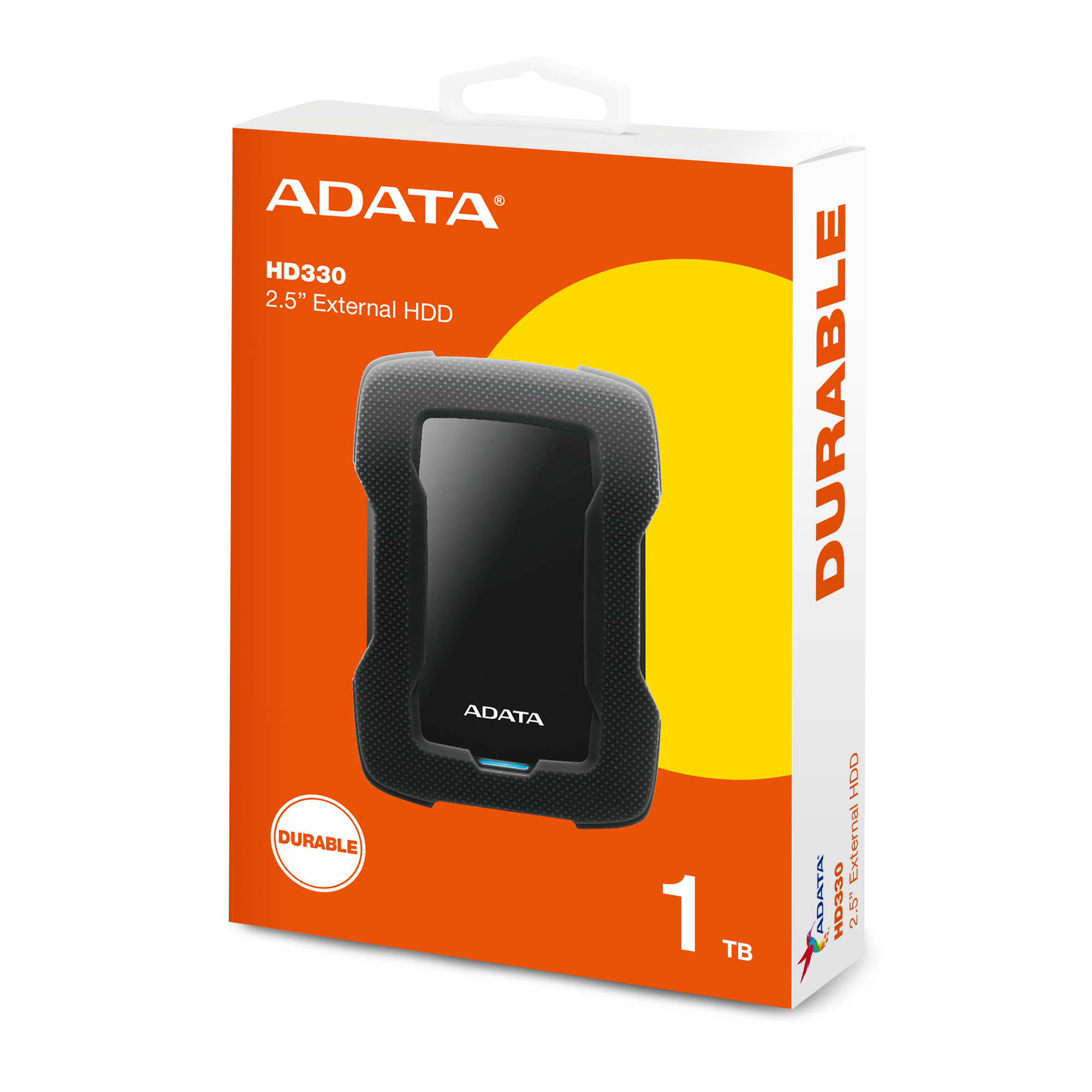 Adata HD330-1 Tera Externo -2.5 Negro-antigolpes