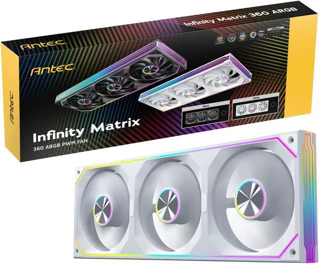 Ventilador ANTEC Infinity Matrix 360 ARGB White