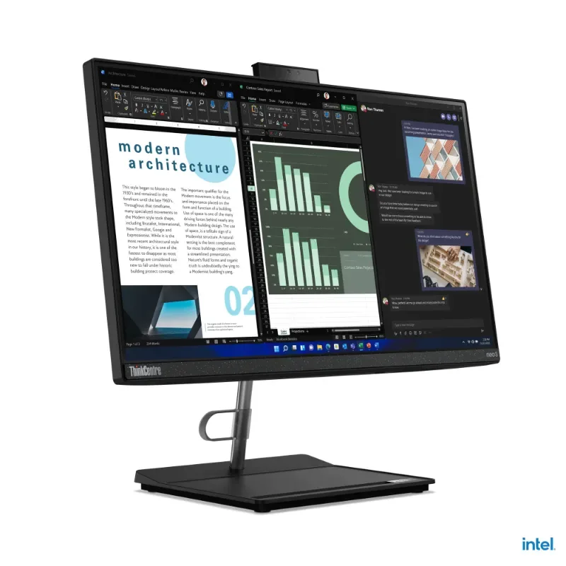 All in one Lenovo ThinkCentre neo 30a 22 Gen 3 – Core i3 12.ª gen, 16 GB, SSD 256 GB (usado)
